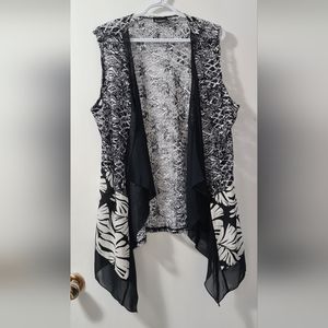 🟡Sleeveless Black Cardigan